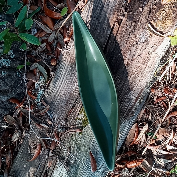 Vintage Hyalyn Pottery 1950's Long Boat ,pattern 529,made in North Carolina,USA - Picture 3 of 3
